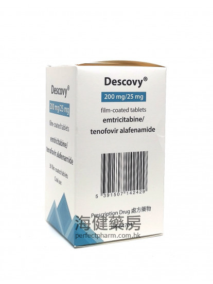 DESCOVY 200mg:25mg 30Tablets Gilead 