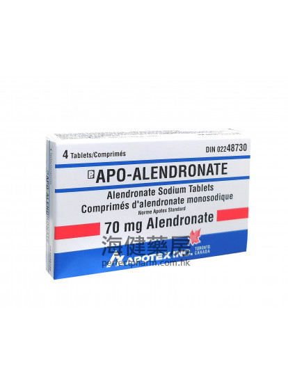 加拿大骨骼康 Apo-Alendronate 70mg 4Tablets 