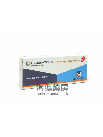 LABIXTEN 10mg (Bilastine) 10 Orodispersible Tablets 