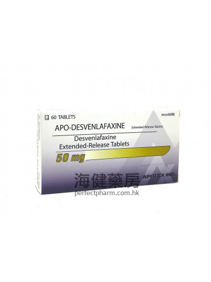 APO-DESVENLAFAXINE 50mg 60ER Tablets 