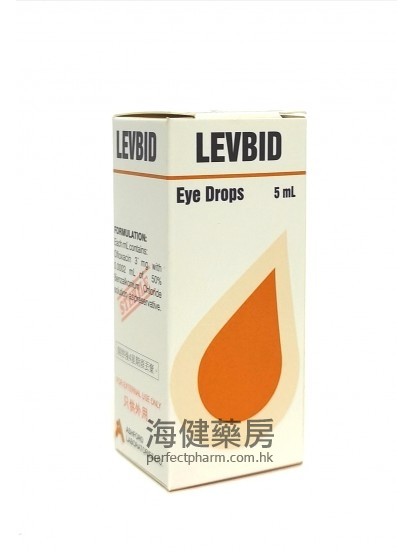 Levbid (Ofloxacin) 0.3% Eye Drops 5ml 