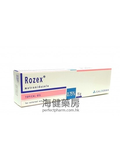 Rozex Gel 0.75% 15g 柔樂克 