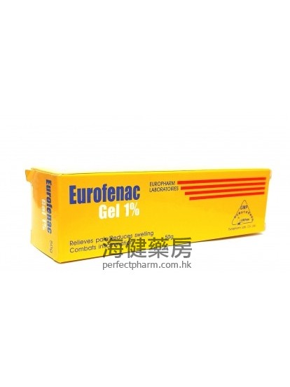 Eurofenac 1% Gel 50g 歐化止痛膏